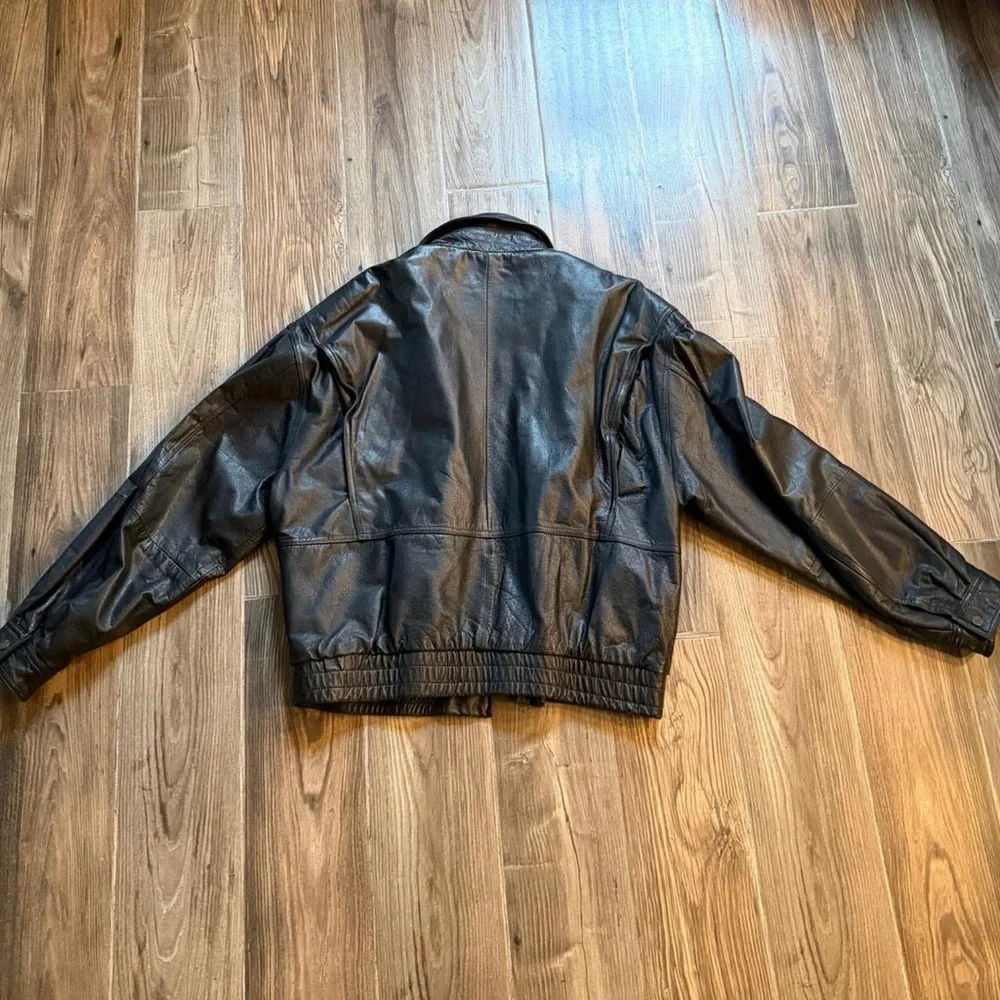 Men's Black Leather Jacket